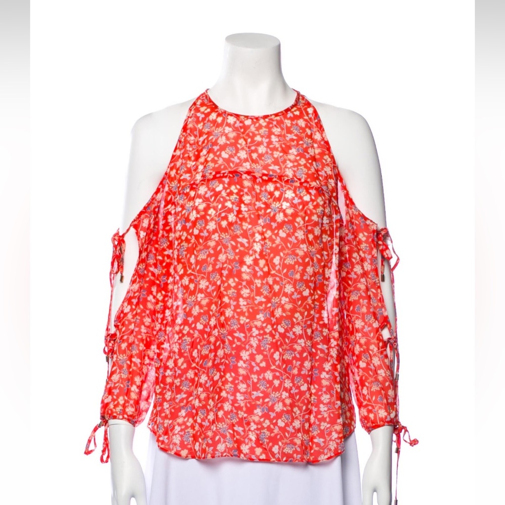 Veronica Beard Flynn Bow Blouse size 4. Worn once